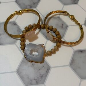 Stone Bracelet Set